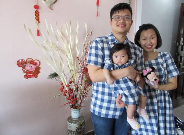 2021 Woon Sing Kiat Eric family on Chinese New Year