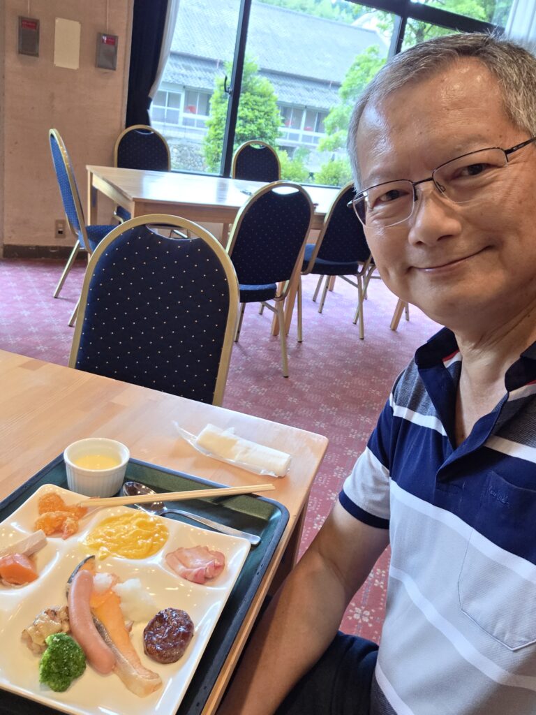 Day 2 - Enjoying our Breakfast at Wataya Bessou Hotel