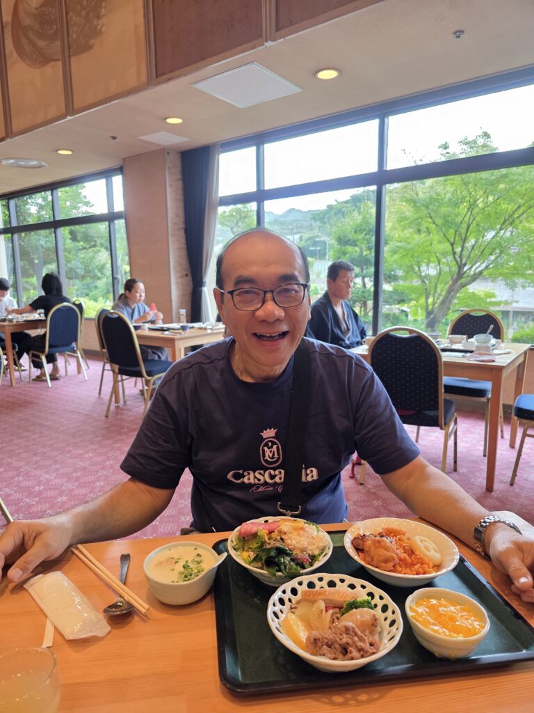 Day 2 - Enjoying our Breakfast at Wataya Bessou Hotel