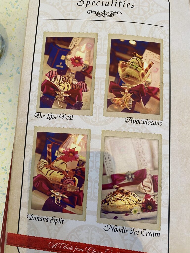 Ice Cream House of Zangrandi's Menu