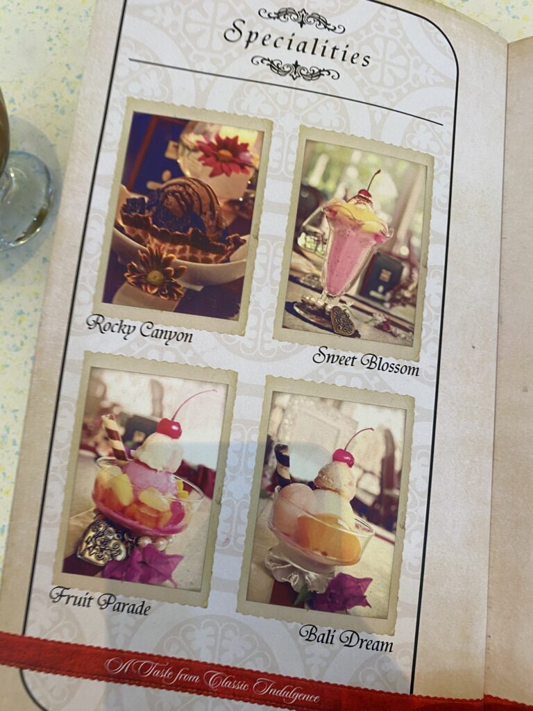 Ice Cream House of Zangrandi's Menu