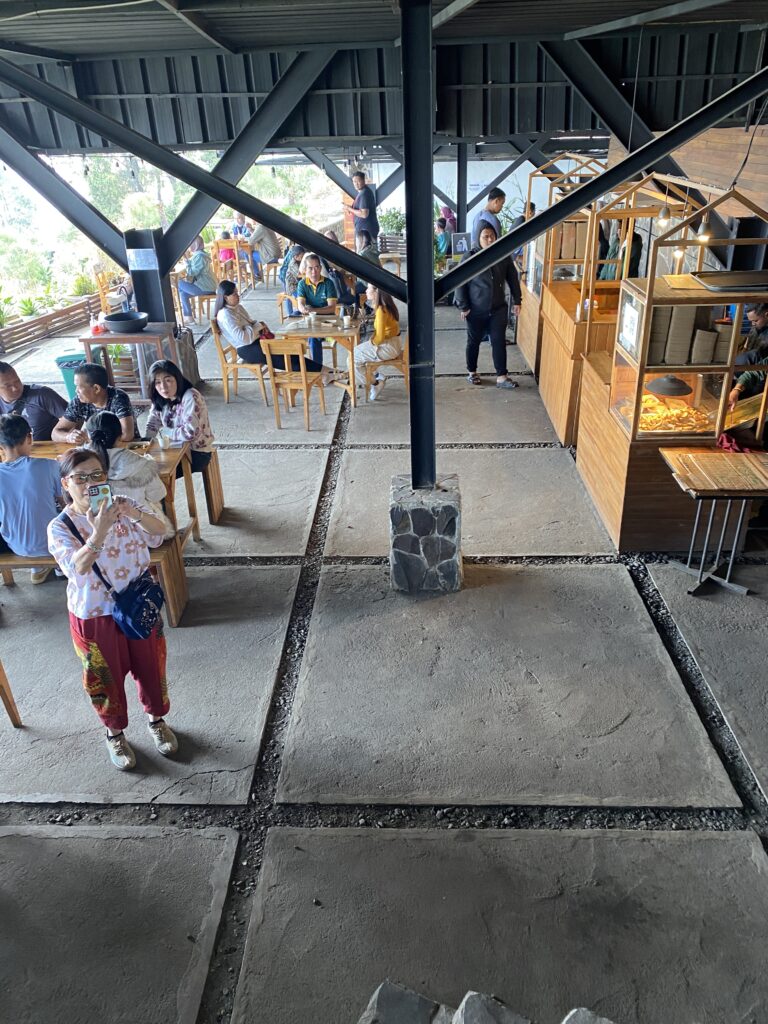 Exciting drive up hill to Bromo Hillside Cafe 360 Malang