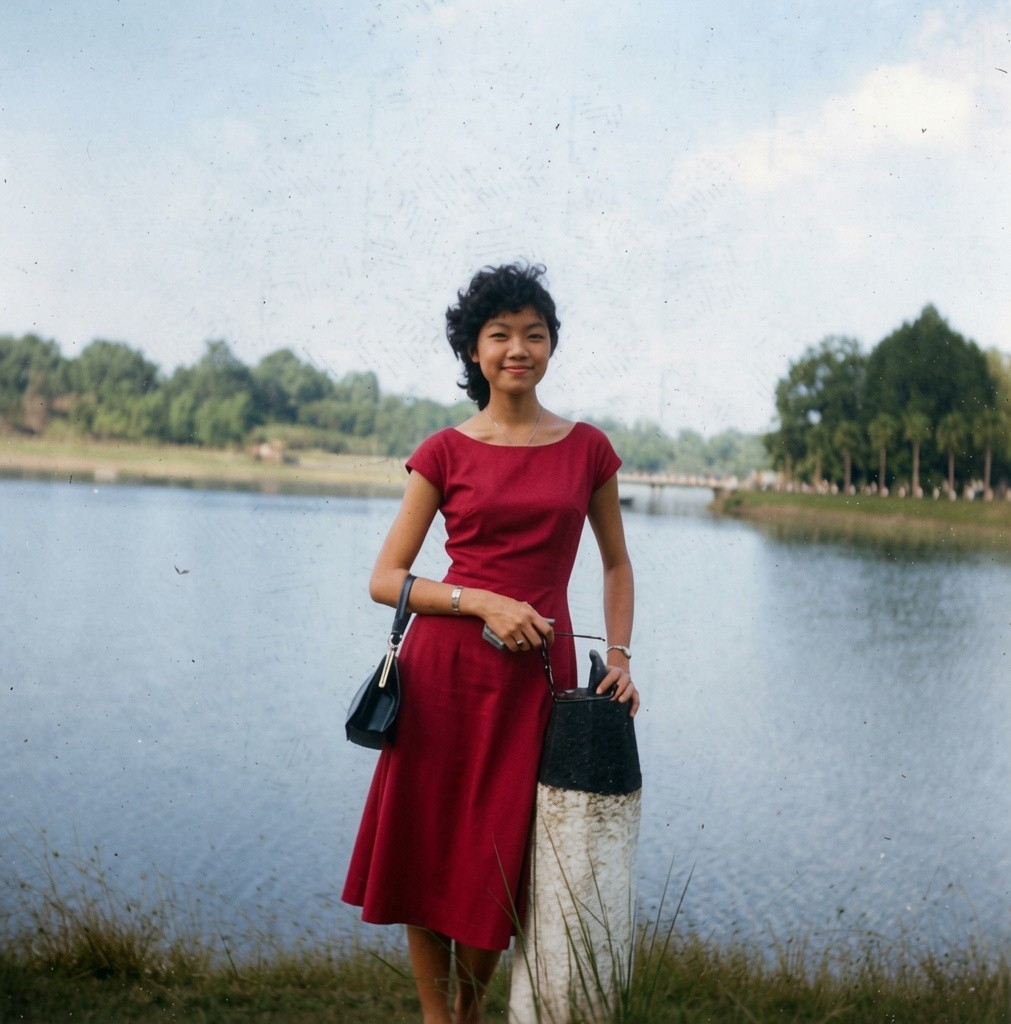 1959 - Chan Yee Keng at Reservoir