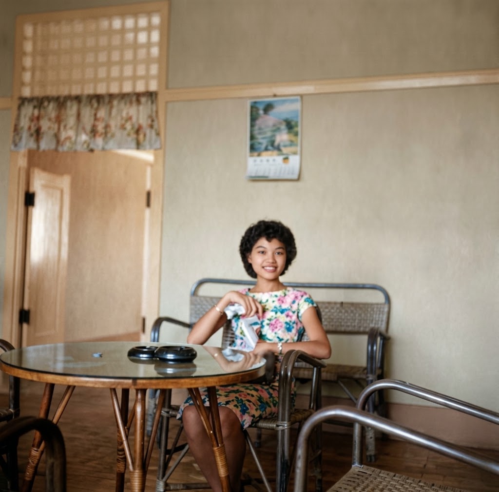 Chan Yee Keng at old Jurong home - Waiting Room (1958)