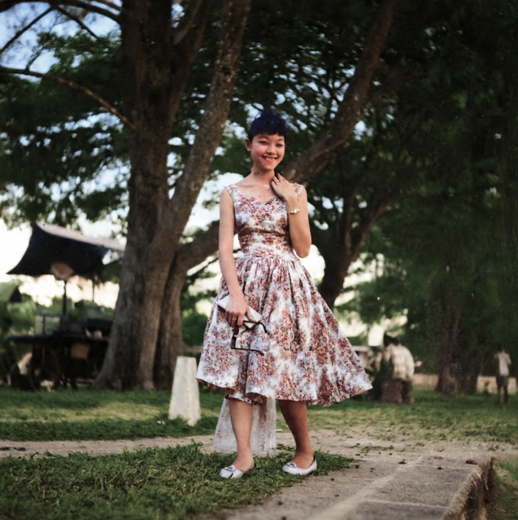 Chan Yee Keng at Changi Beach (1957)