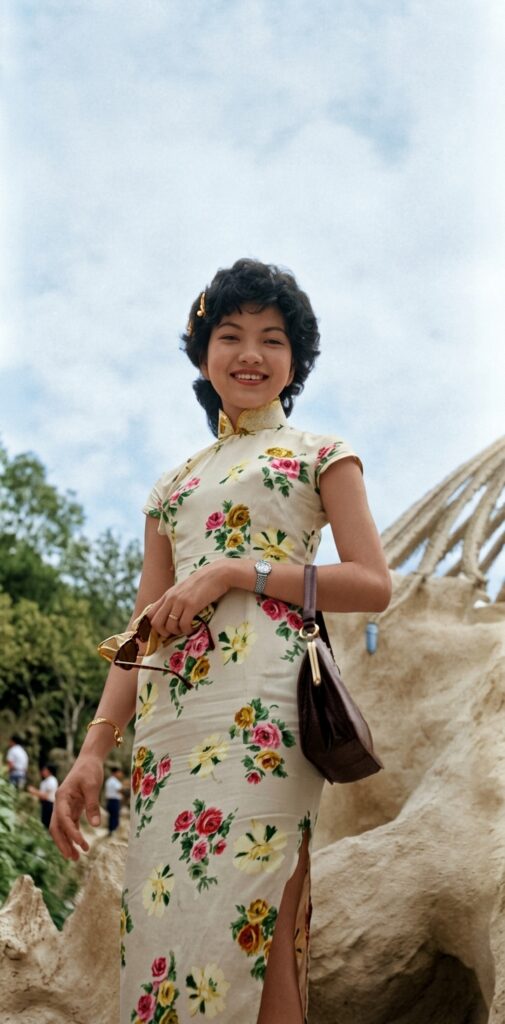 Chan Yee Keng at a Park (1958)