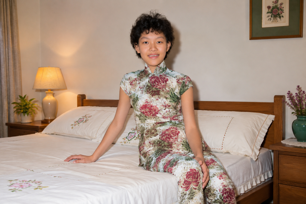 Chan Yee Keng at old Jurong home - Master Bedroom (1960)