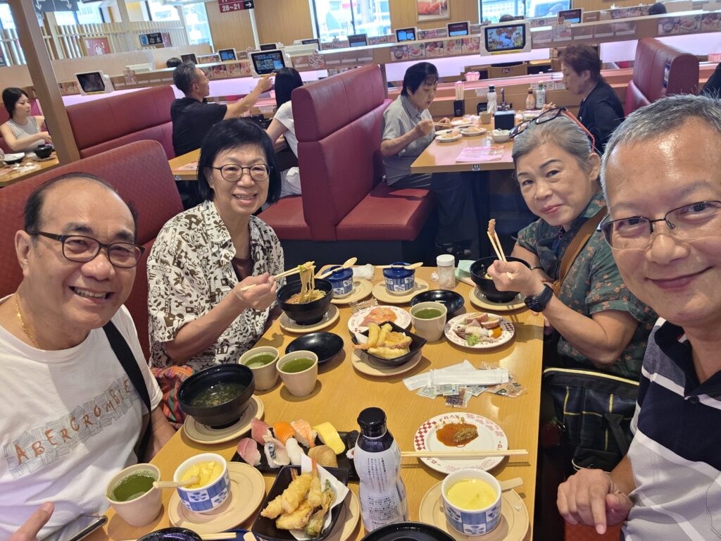 Chawanmushi and Tempura prawns lunch at Sushiro Restaurant