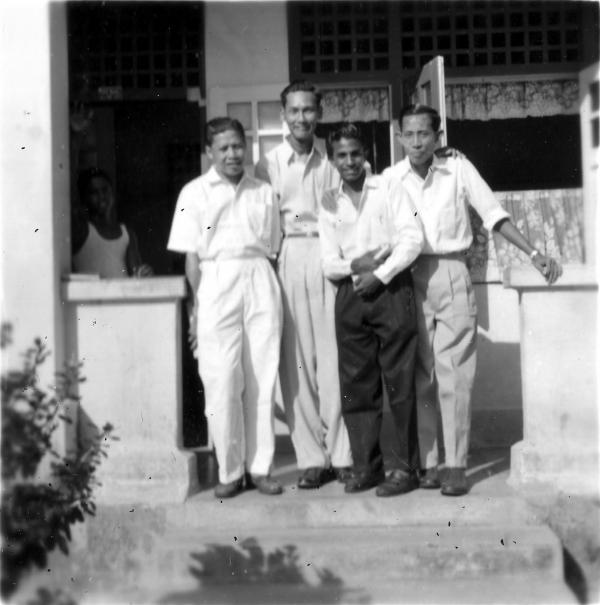 1959 - woon khai boon and three friends