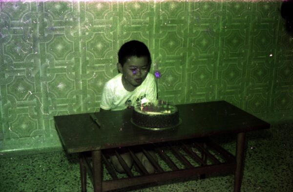 1980 Celebrating David Woon 8th Birthday at Ghim Moh