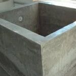 brick bathtub