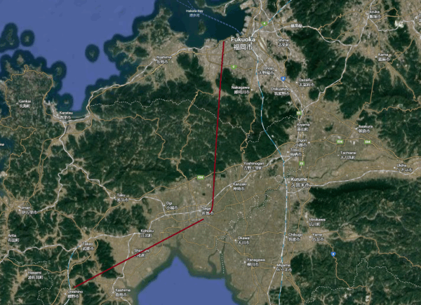 Day 1 - Fukuoka - Ureashino