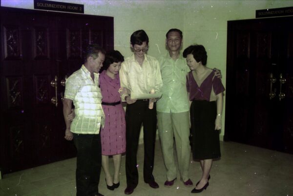 1984 - Signing of Marriage Certificate