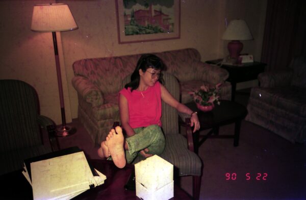 1990 Sally visit to Atlanta and Stone Mountain