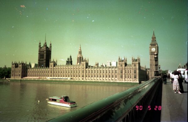 1990 Visit to London and Peter Klein home