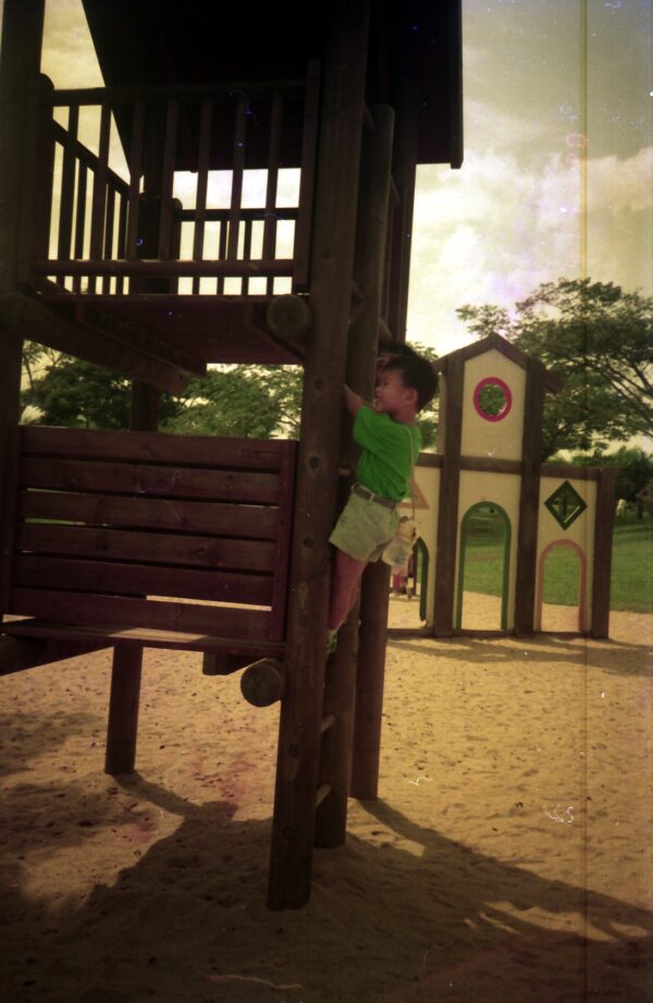 1991 Childcare outing with Derrick and Eric at Malaysia