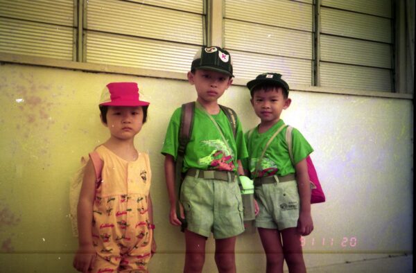 1991 Childcare outing with Derrick and Eric at Malaysia