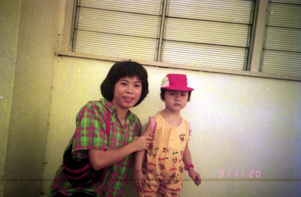 1991 Childcare outing with Derrick and Eric at Malaysia