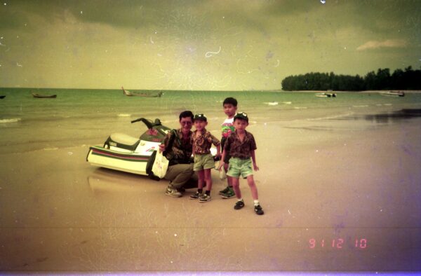 1991 Holiday at Phuket Thailand with Mak Family
