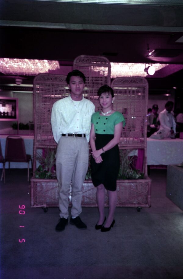 1993 Sally attending JVC Dinner and Dance