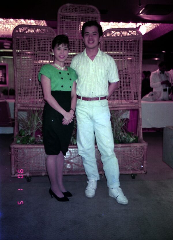 1993 Sally attending JVC Dinner and Dance