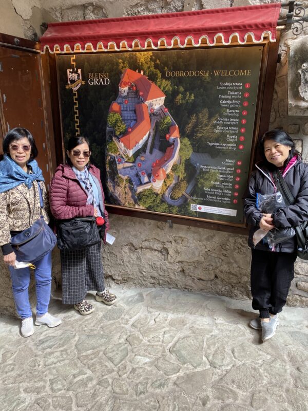 2023 Croatia Slovenia Europe Holiday Tour Bled Castle