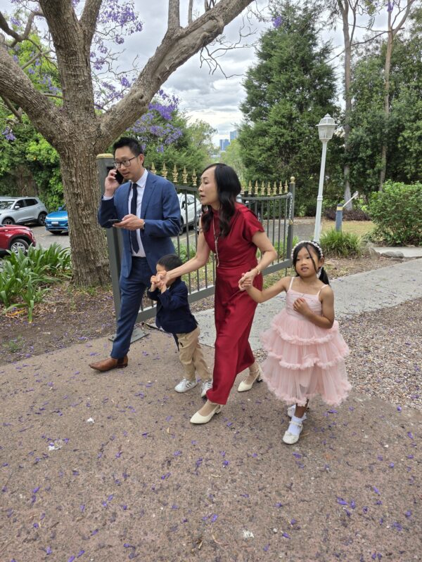 Where is the bride?