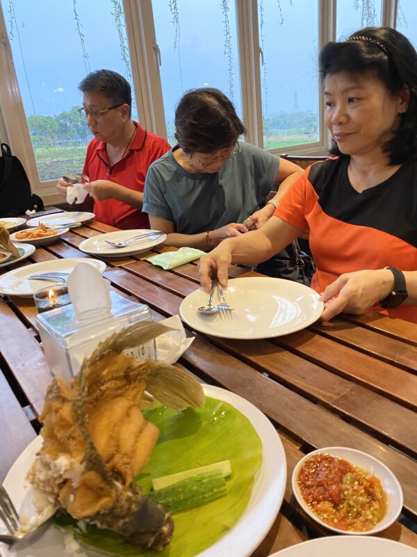 Unique fried gourami fish - crispy and fleshy