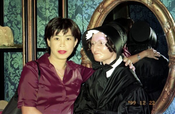 1999 Visit to Madame Tussauds Museum with Sally