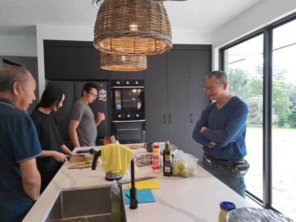 Arrived at Tamborine home - early afternoon