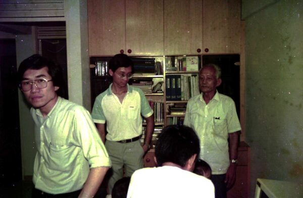 1985 House warming celebration at our first home Jurong West Block 417