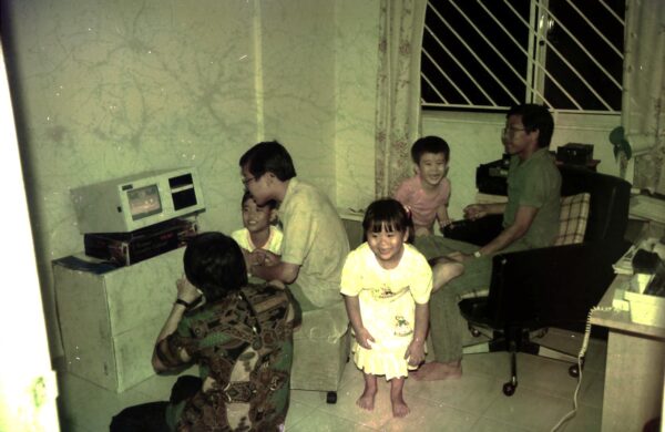 1985 House warming celebration at our first home Jurong West Block 417