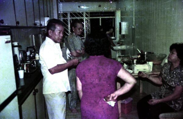 1985 House warming celebration at our first home Jurong West Block 417