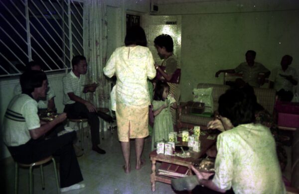 1985 House warming celebration at our first home Jurong West Block 417