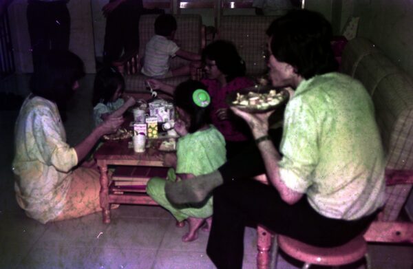 1985 House warming celebration at our first home Jurong West Block 417