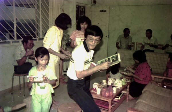 1985 House warming celebration at our first home Jurong West Block 417