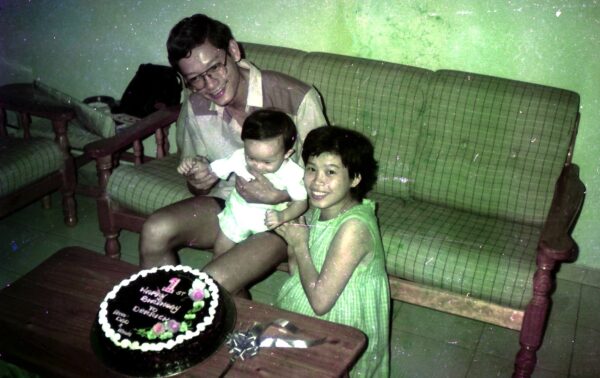 1987 Derrick first birthday