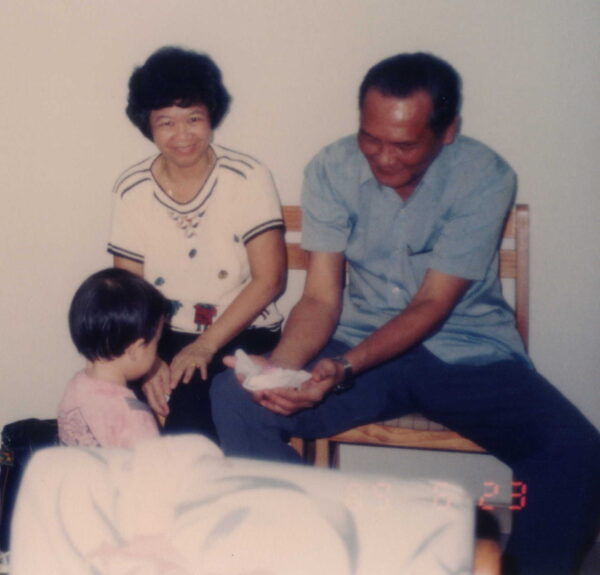 1989 Derrick birthday party three years old