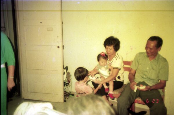 1989 Derrick birthday party three years old