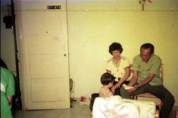 1989 Derrick birthday party three years old