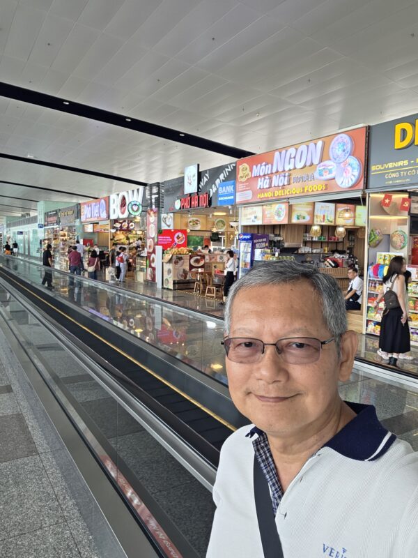 Day 5 - At Hanoi Airport, waiting for flight to Singapore