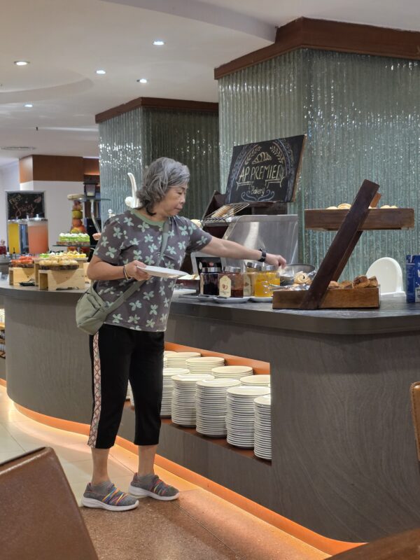 Morning Breakfast buffet at AP Premier Hotel, Batam Indonesia