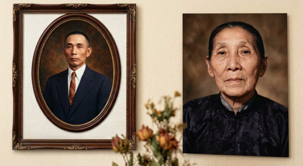 1900 - Chan Pak Lin Parents (Mr.Chan and Leong Ng Sum)