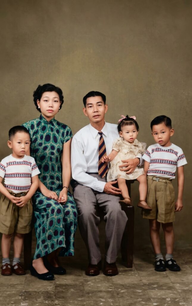 1955 Chan Yee Ying and family