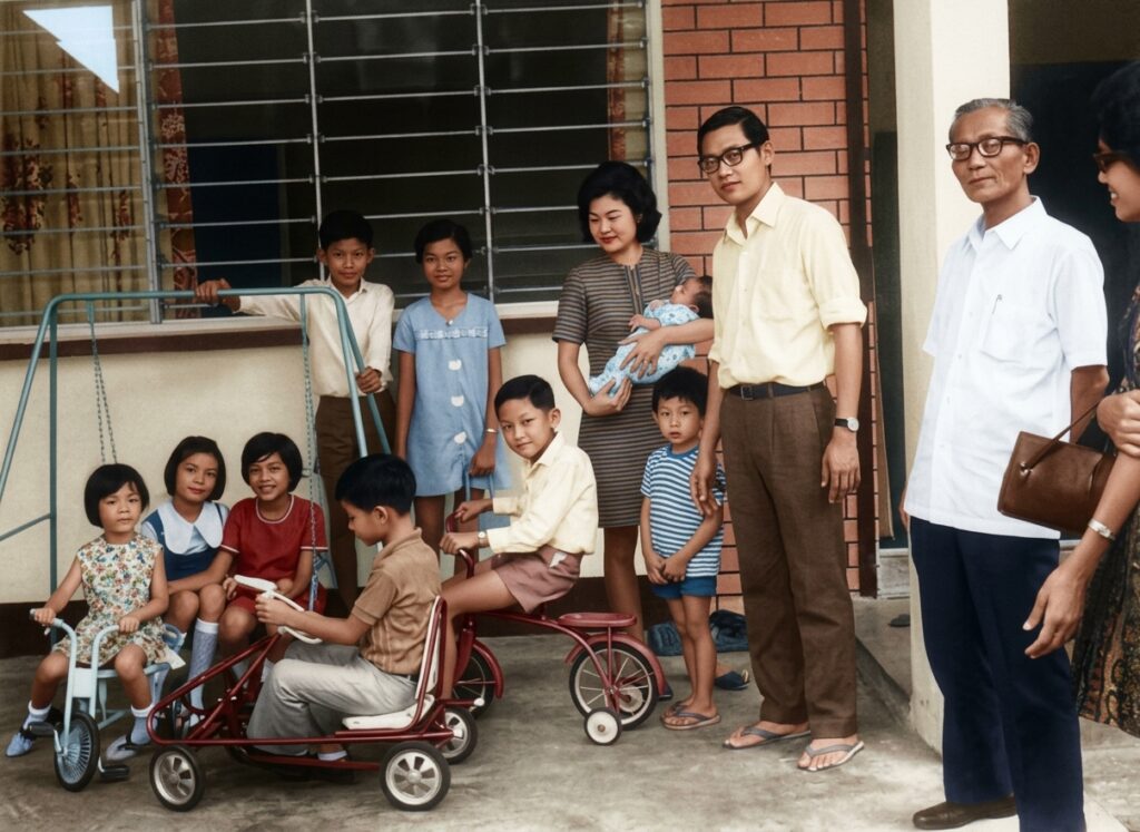 1970 - Grandfather and GrandChildren