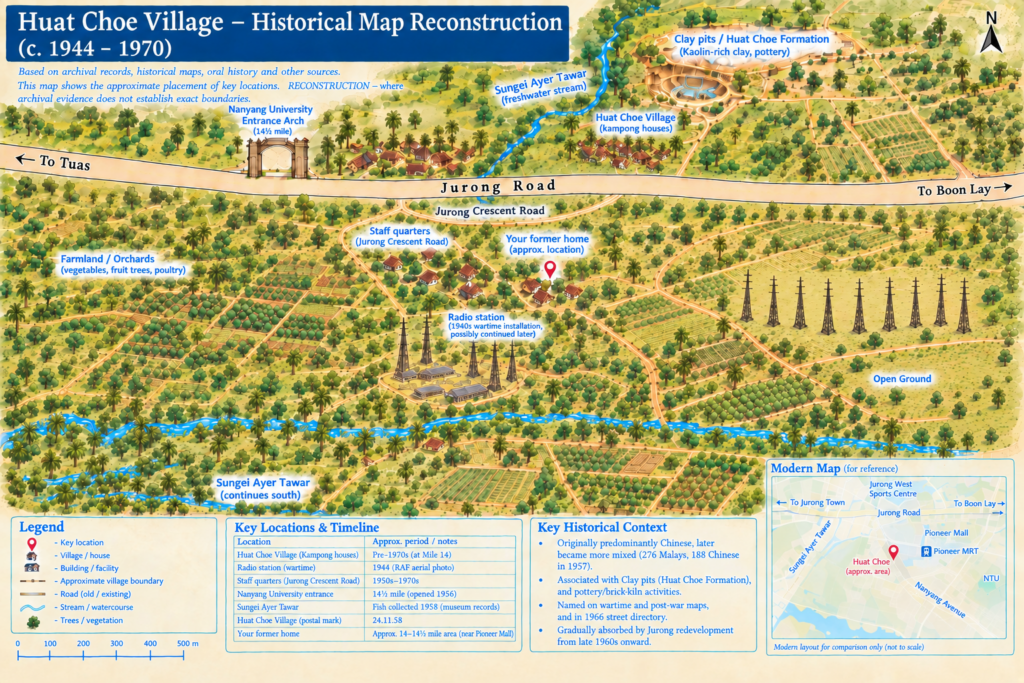 Huat Choe Village Map